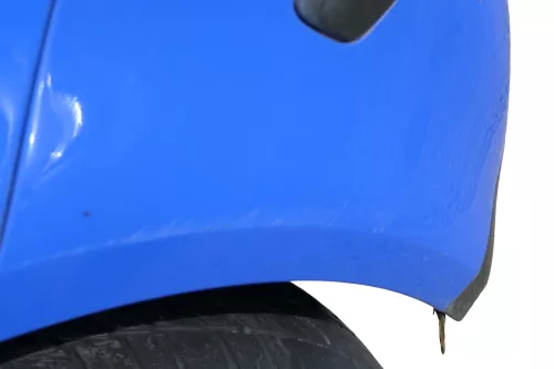 VW Polo 9N 9N3 Stoßstange Heckstoßstange hinten blau LA5F (182736)