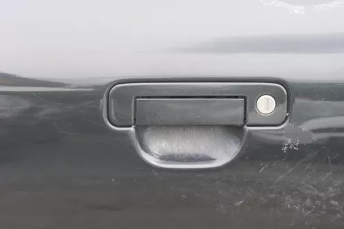 A3 8L Tür Türblatt vorne links grau schwarz LZ9U 2/3-Türer (Griffform beachten (182761)