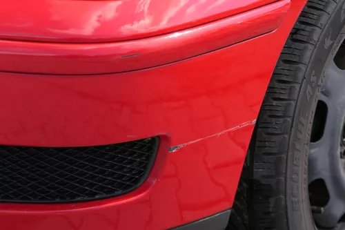 VW Polo 6N2 Stoßstange vorne Frontstoßstange Stoßfänger LP3G (182784)