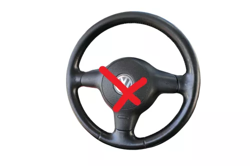 VW Polo 6N2 Lupo Lenkrad Sportlenkrad Leder 3-Speichen Lederlenkrad 6X0419091G