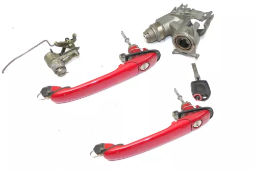 VW Polo 6N 6N2 Zündschloß Schloß Zündung + Heckschloß + 2x Türschloß 1x Schlüsse