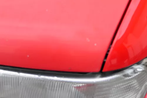 Audi 80 Motorhaube Frontklappe Haube rot LY3H - OHNE Grill (182802)