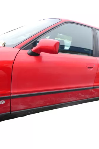 Audi 80 90 Tür vorne links Fahrertür Rahmen Türblatt rot LY3H -ohne Anbauteile (182810)
