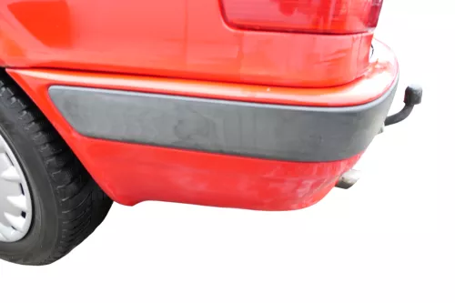 Audi 80 8C Kombi Avant Stoßstange hinten Spoiler rot LY3H (182828)