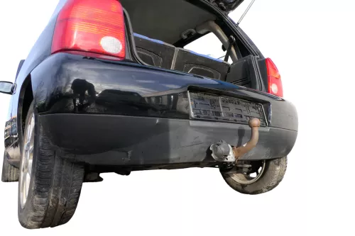 VW Lupo Stoßstange hinten Heckstoßstange Stoßfänger schwarz L041 (182977)