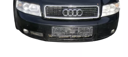 Audi A4 8E B6 Kombi Avant Stoßstange vorne mit Spoiler schwarz LY9B