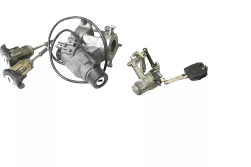 VW Lupo Arosa Schloßsystem 2x Türschloß links 1x Schlüssel Zündschloß Heckschloß