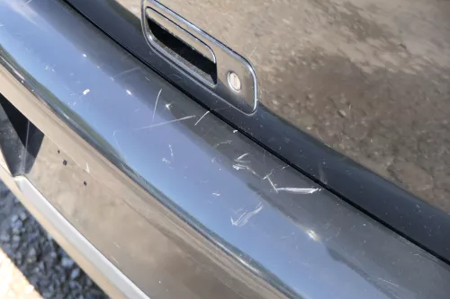 VW Lupo Stoßstange hinten Heckstoßstange Stoßfänger schwarz L041 (183022)