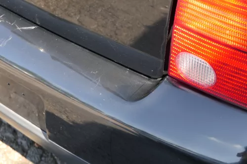 VW Lupo Stoßstange hinten Heckstoßstange Stoßfänger schwarz L041 (183022)