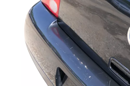 VW Lupo Stoßstange hinten Heckstoßstange Stoßfänger schwarz L041 (183022)