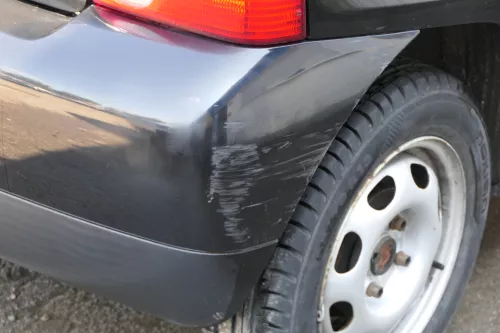 VW Lupo Stoßstange hinten Heckstoßstange Stoßfänger schwarz L041 (183022)