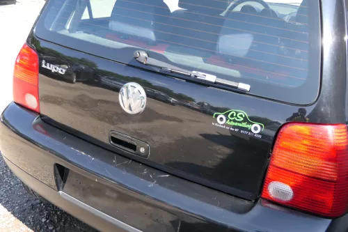 VW Lupo Stoßstange hinten Heckstoßstange Stoßfänger schwarz L041 (183022)