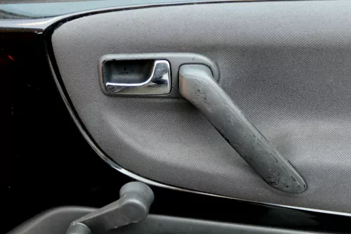 1x VW Lupo Arosa Türverkleidung Verkleidung Tür vorne rechts oben off-black schw (183023)