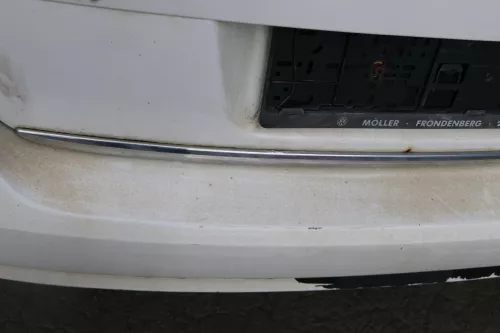 VW Passat 3C Kombi Stoßstange hinten Heckstoßstange Stoßfänger weiß LB9A (183123)