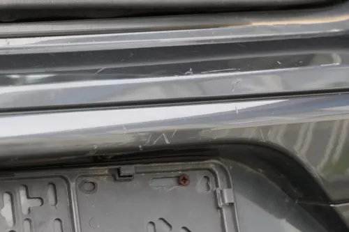 Seat Altea 5P Stoßstange hinten Heckstoßstange Stoßfänger grau LW7Z (183154)