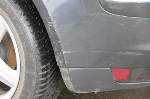 Seat Altea 5P Stoßstange hinten Heckstoßstange Stoßfänger grau LW7Z (183154)