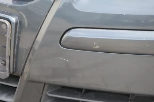 VW Polo 9N3 Stoßstange vorne Frontstoßstange Stoßfänger grau LC7V (183193)