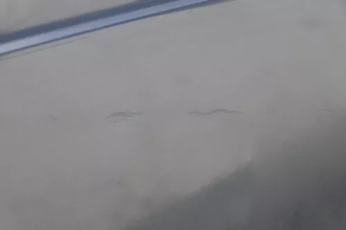 VW Polo 9N3 Kotflügel vorne rechts grau LC7V (183194)