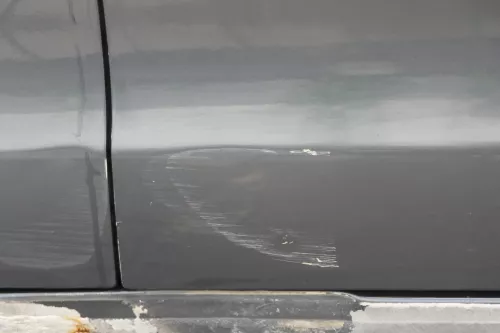 VW Polo 9N 9N3 Tür vorne rechts Beifahrertür 4/5-Türer grau LC7V ohneAnbauteile (183197)