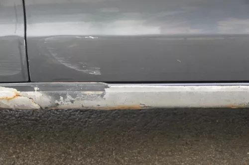 VW Polo 9N 9N3 Tür vorne rechts Beifahrertür 4/5-Türer grau LC7V ohneAnbauteile (183197)