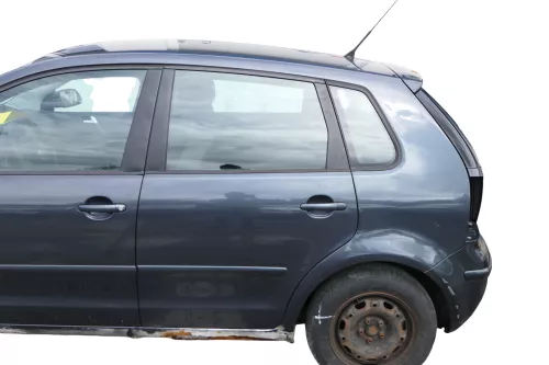 VW Polo 9N 9N3 Tür hinten links 4/5-Türer grau LC7V - ohne Anbauteile