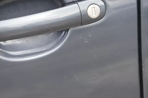 VW Polo 9N 9N3 Cross Fun Tür vorne links Fahrertür grau LC7V 4/5-Türer ohneAnbau (183203)