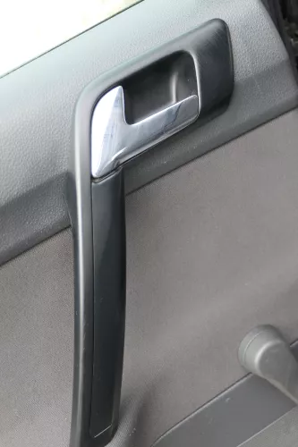 1x VW Polo 9N 9N3 Türverkleidung Verkleidung Tür hinten links 4/5-Türer dunkel  (183206)