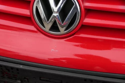 VW Golf 4 1J Stoßstange vorne Stoßfänger vorn rot LP3G (183216)