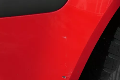 VW Golf 4 Limousine Stoßstange hinten Heckstoßstange Stoßfänger rot LP3G (183219)