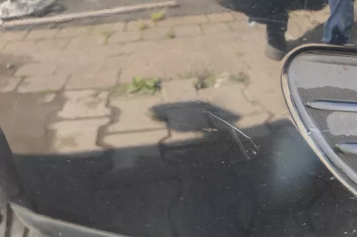 VW Polo 9N3 Stoßstange vorne Frontstoßstange Stoßfänger schwarz L041 (183233)