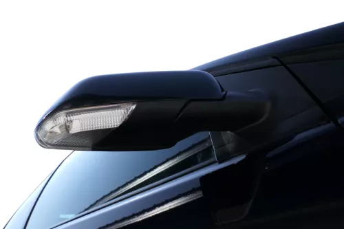 Polo 9N 9N3 mechanischer Spiegel Außenspiegel rechts vorne schwarz L041 Blinker (183236)