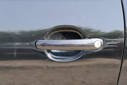 VW Polo 9N 9N3 Tür vorne links Fahrertür 2/3-Türer schwarz L041 -ohne Anbauteile (183238)