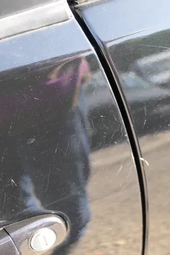 VW Polo 9N 9N3 Tür vorne links Fahrertür 2/3-Türer schwarz L041 -ohne Anbauteile (183238)