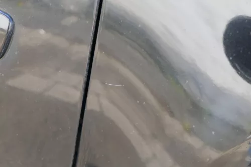 VW Polo 9N3 Kotflügel vorne rechts schwarz L041 (183239)