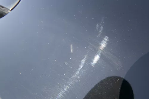 VW Polo 9N3 9N Heckklappe Kofferraumklappe Klappe schwarz L041 - Scheibe (183240)