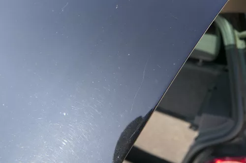 VW Polo 9N3 9N Heckklappe Kofferraumklappe Klappe schwarz L041 - Scheibe (183240)