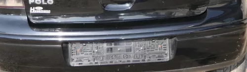 VW Polo 9N 9N3 Stoßstange Heckstoßstange hinten schwarz L041 (183243)