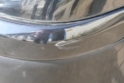 VW Polo 9N 9N3 Stoßstange Heckstoßstange hinten schwarz L041 (183243)