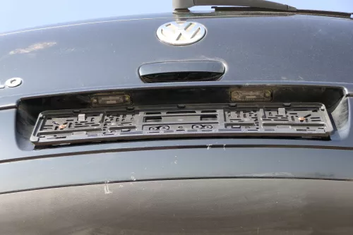 VW Polo 9N 9N3 Stoßstange Heckstoßstange hinten schwarz L041 (183243)