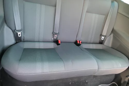 VW Polo 9N 9N3 Sitz Rückbank Sitzfläche Sitze 3 Punkt Gurt hinten OHNEKopfstütze (183248)