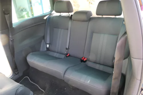 VW Polo 9N 9N3 Sitz Rückbank Sitzfläche Sitze 3 Punkt Gurt hinten OHNEKopfstütze (183248)