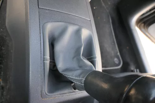 VW Polo 9N 9N3 Schaltknauf Schaltsack Schaltung 6Q1711113G Leder schwarz (183252)