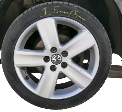 1x Felge Alufelge original VW Polo 9N 9N3 6jx16 H2 ET43 6Q0601025S -ohneReifen 1