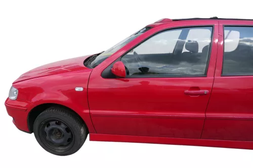 VW Polo 6N 6N2 Tür vorne links Fahrertür 4/5-Türer rot LP3G - ohneAnbauteile