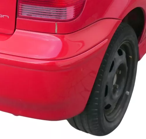 VW Polo 6N2 Stoßstange hinten Heckstoßstange Stoßfänger rot LP3G (183288)