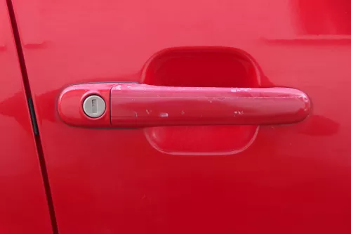 Polo 6N 6N2 Tür vorne rechts Beifahrertür 4/5-Türer rot LP3G - ohne Anbauteile (183289)