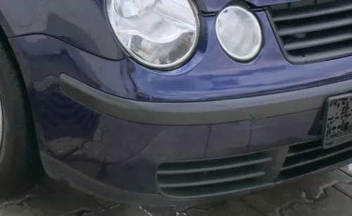 VW Polo 9N Stoßstange Frontstoßstange vorne blau LB5N (183325)