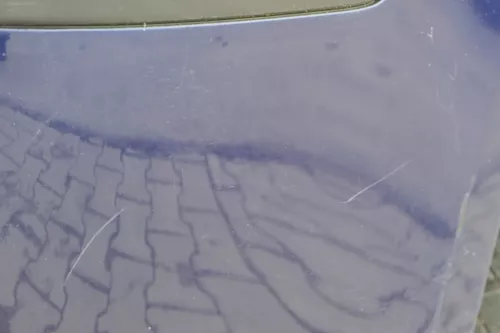 VW Polo 9N Stoßstange Frontstoßstange vorne blau LB5N (183325)