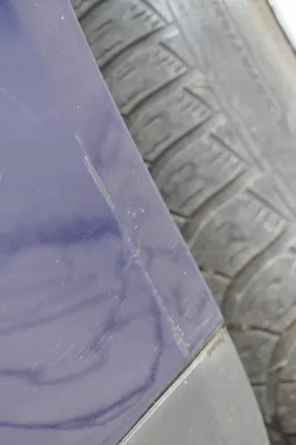 VW Polo 9N Stoßstange Frontstoßstange vorne blau LB5N (183325)