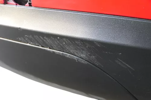 VW Passat 3C Kombi Stoßstange hinten Heckstoßstange Stoßfänger rot LY3D (183386)